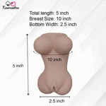 Load image into Gallery viewer, Product dimensions: 5-inch length, 10-inch breast, 2.5-inch width
