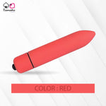 Load image into Gallery viewer, Red mini bullet vibrator - powerful 7-speed vibrations in discreet design
