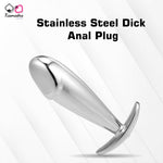 Load image into Gallery viewer, Kaamastra Stainless Steel Anal Plug - Realistic shape for dual stimulation
