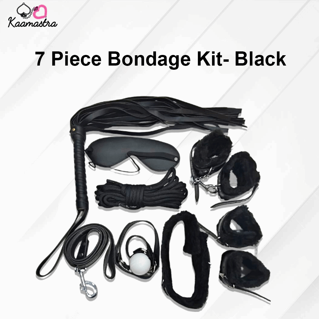 Kaamastra 7 piece Bondage Kit-Multicolor