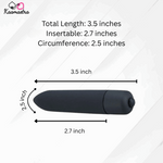 Load image into Gallery viewer, Measurement chart for a product with dimensions labeled, featuring the brand 'Kaamastra'.
