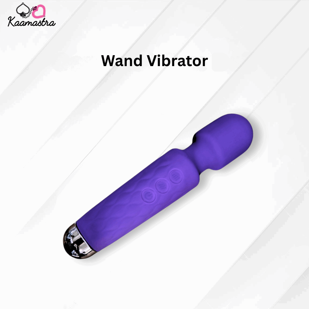 Kaamastra Black Wand Massager and Vibrator For Women