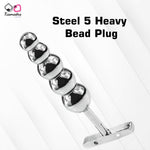 Load image into Gallery viewer, Beaded anal plug on Kaamastra ANL Plug
