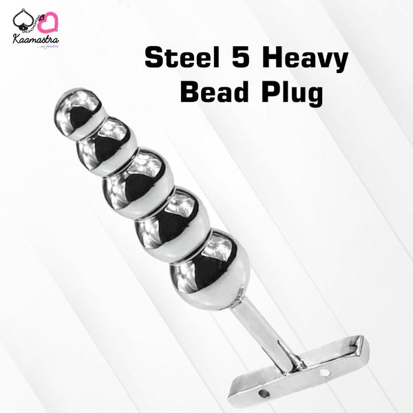 Beaded anal plug on Kaamastra ANL Plug